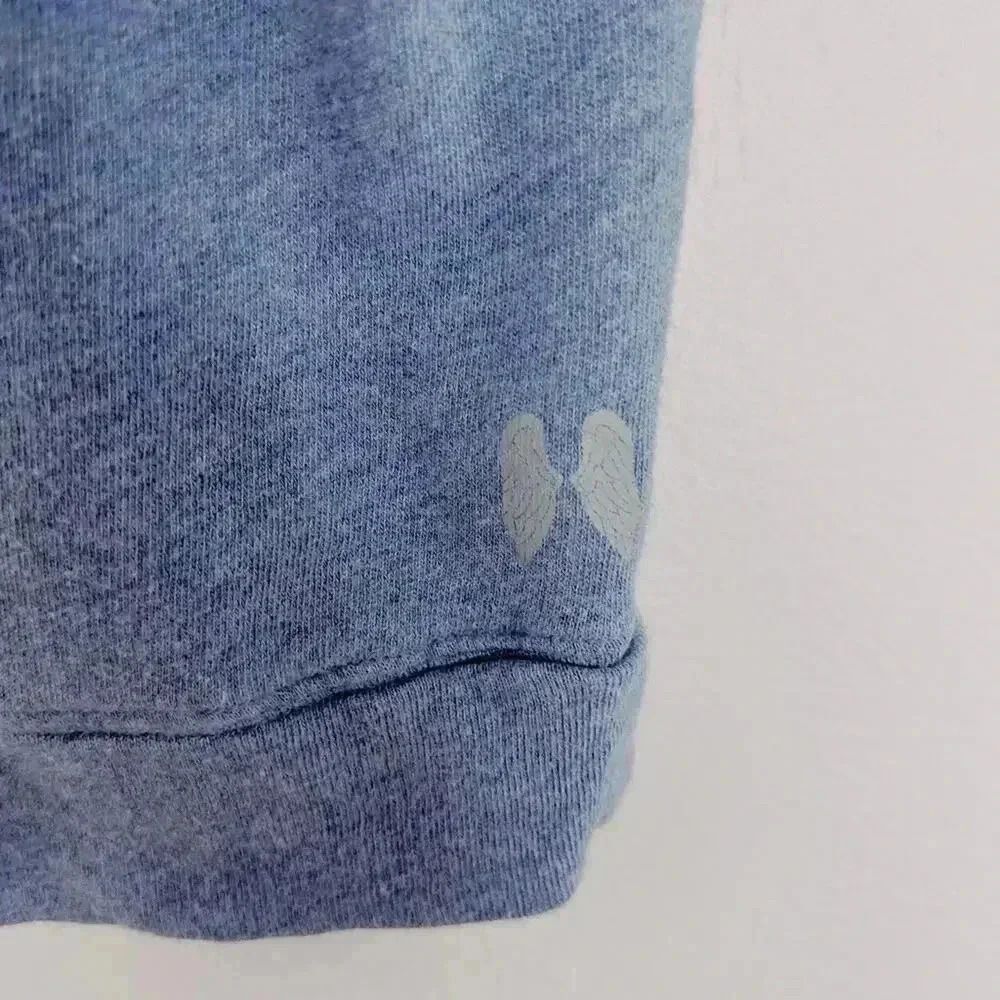 Victoria's Secret VS Blue Terrycloth Relaxed Fit Tee Open Back Loungewear Size L - Picture 3 of 6